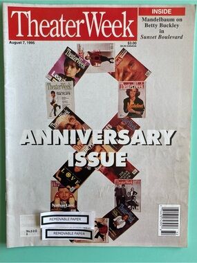 8th ANNIVERSARY ISSUE -Michigan's Barn Theater Week Magazine August 7 1995 Label